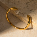 Collection Océan, Bracelet épais L'Elégance en acier inoxydable