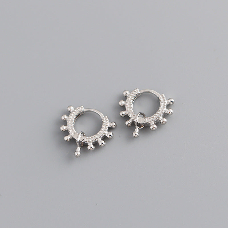 Collection Eclipse : Astra, Boucles d’oreilles géométriques minimalistes acier inoxydable