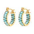 Collection Océan : Lysandra, Boucles d’oreilles colorés en acier inoxydable