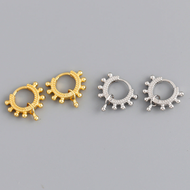Collection Eclipse : Astra, Boucles d’oreilles géométriques minimalistes acier inoxydable