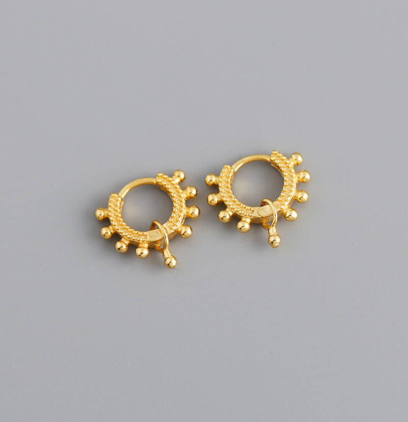 Collection Eclipse : Astra, Boucles d’oreilles géométriques minimalistes acier inoxydable