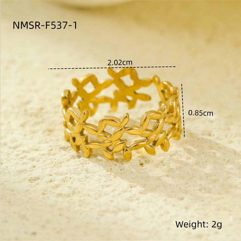 Collection Bijoux de l'Olympe : Orion, Bagues Les Comètes ajustables en acier inoxydable