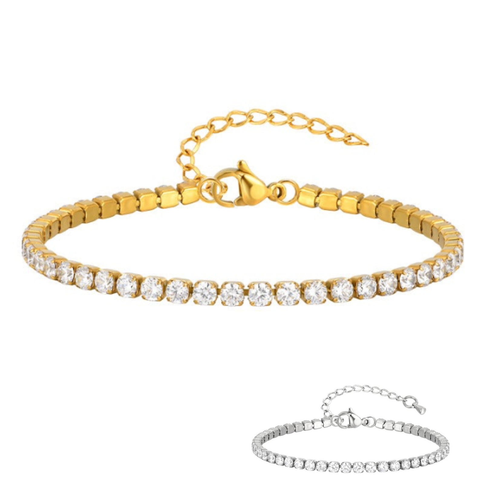 Collection Eclipse : Cassiopée, Bracelet Ciel Étoilé en acier inoxydable