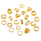 Collection Bijoux de l'Olympe : Orion, Bagues Les Comètes ajustables en acier inoxydable