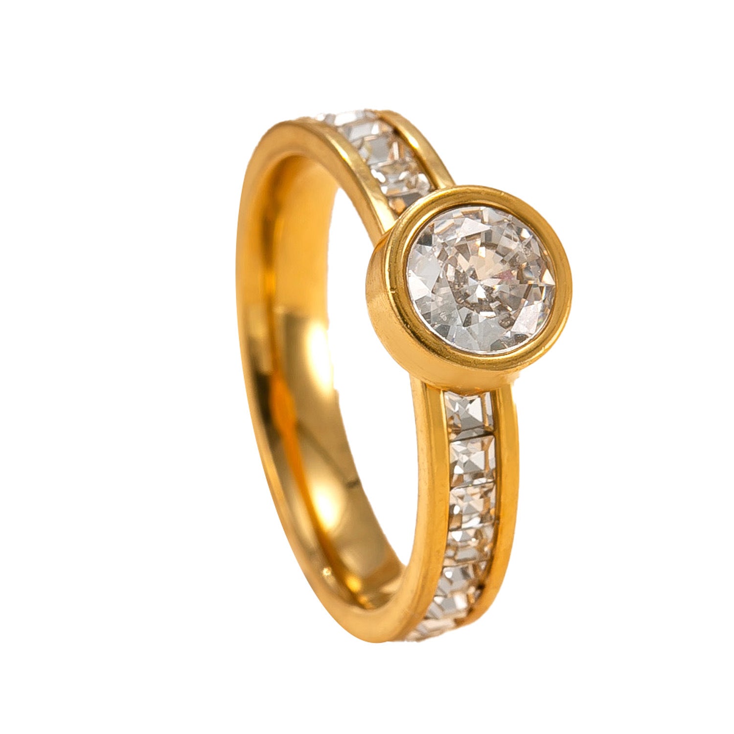 Collection Eclipse : Bague L’Anneau de Saturne en acier inoxydable