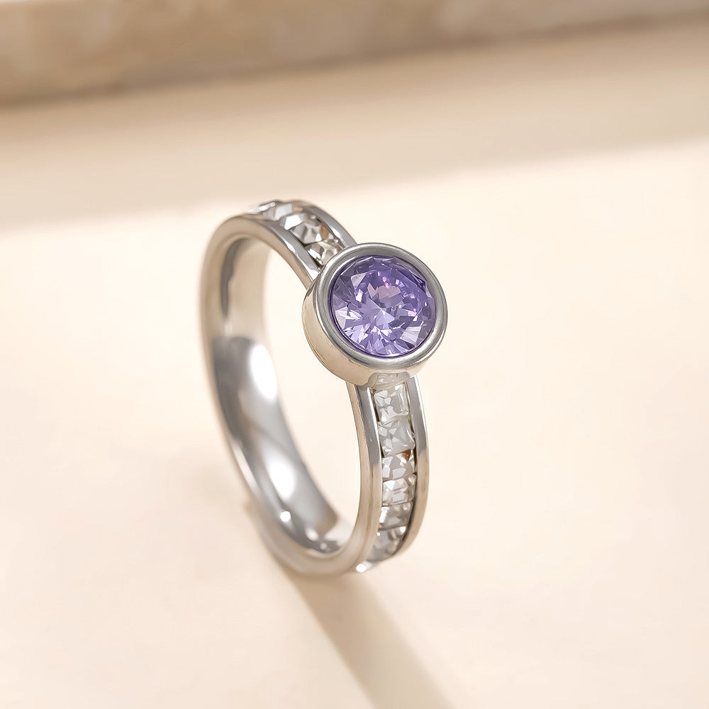 Collection Eclipse : Bague L’Anneau de Saturne en acier inoxydable
