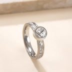 Collection Eclipse : Bague L’Anneau de Saturne en acier inoxydable
