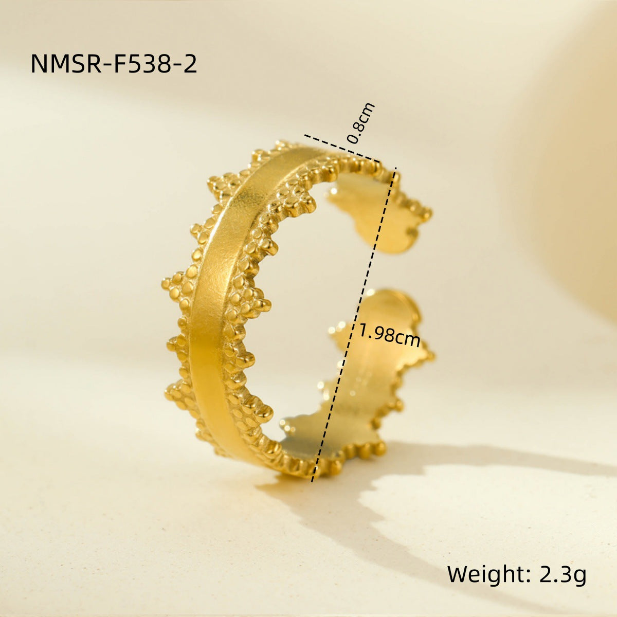 Collection Bijoux de l'Olympe : Orion, Bagues Les Comètes ajustables en acier inoxydable